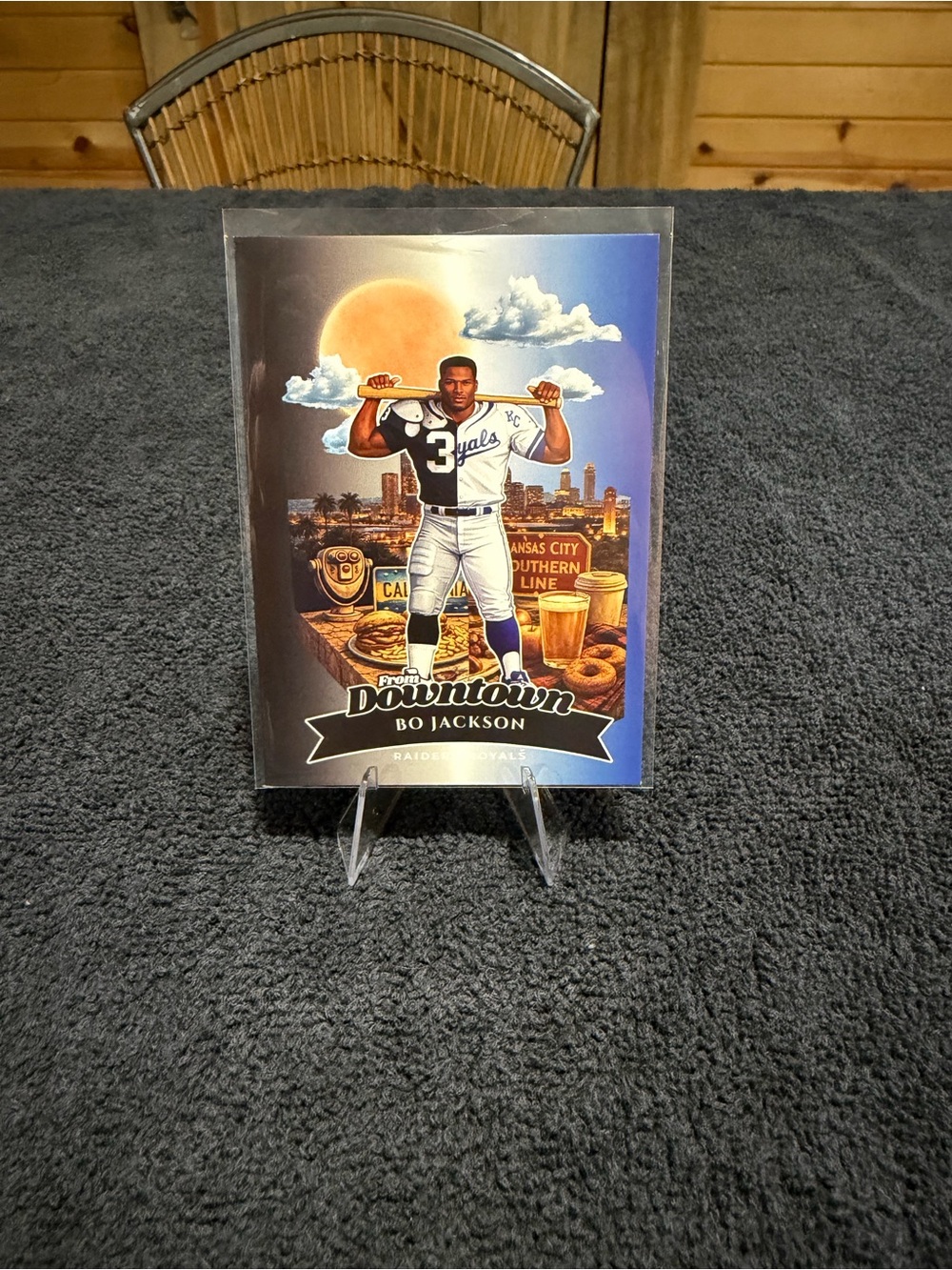 Bo Jackson From Downtown Card - Multi-Color